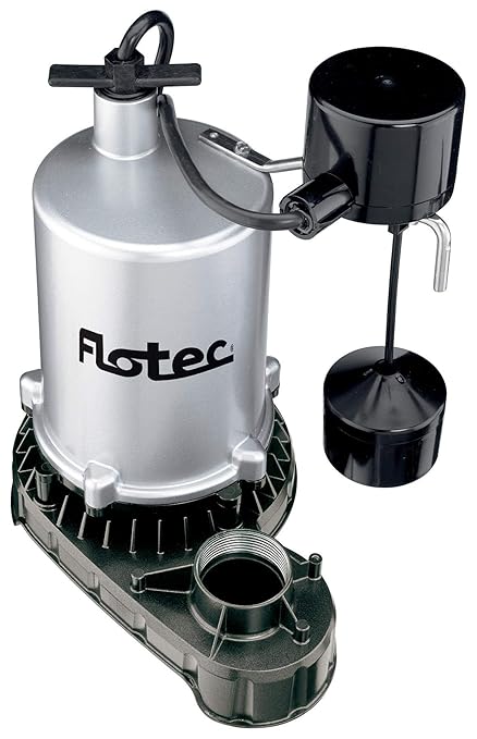 Pentair Water Pumps FPZT7350 Flotec 1/2 hp Submersible Sump Pump