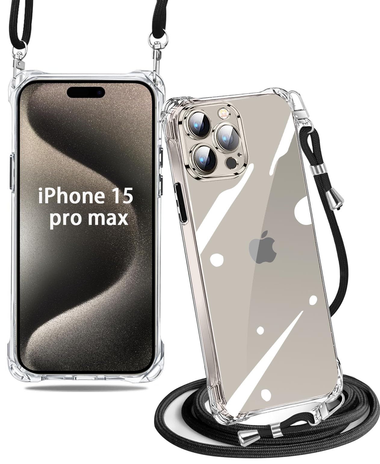 iPhone15ProMax 純正品取り外し 動作異常なし 割れあり スマートフォン
