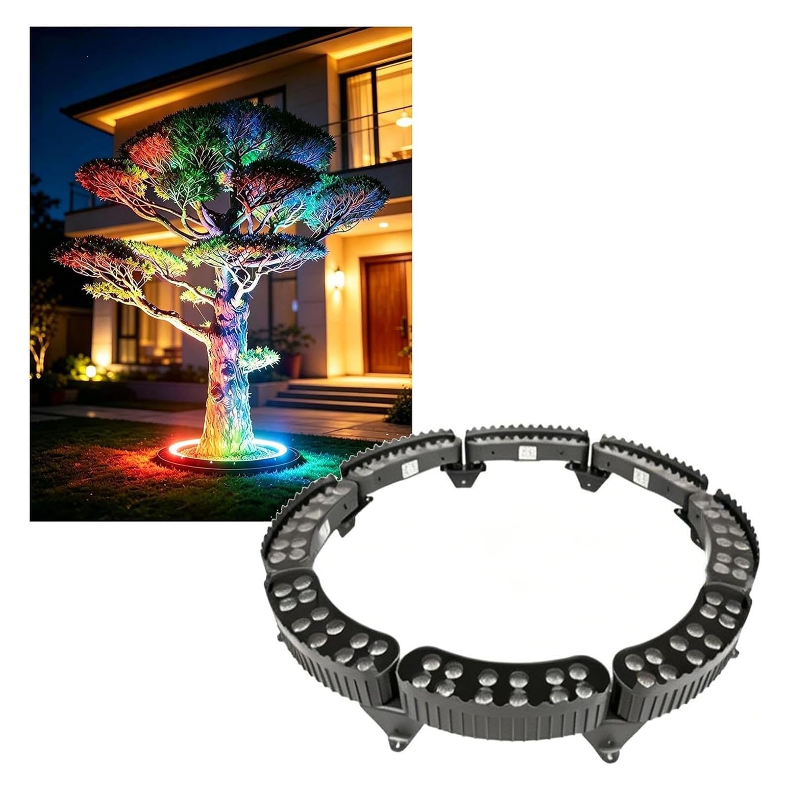 Luci per alberi ad anello per esterni Illuminazione a LED per il paesaggio