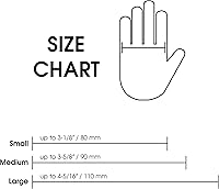 Vista 3 de 910R-LG/910L-LG Kit de guantes de masaje vibratorios de cinco dedos para diestros e zurdos, negro, grande