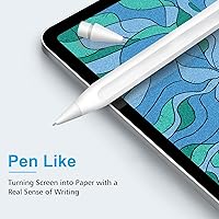 Vista 7 de Digiroot Punta de repuesto mejorada para Apple Pencil Pro/1ª/2ª generación/USB-C y lápiz Logitech, 0.028 in, sin desgaste, punta fina, control