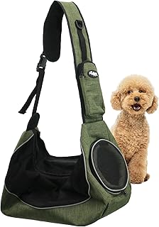 Petique Verstellbare Haustiertragetasche für kleine bis mittelgroße Hunde & Katzen – Bequemes & sicheres Hundetuch für Spaziergänge & Reisen im Freien – Vielseitiges Welpen- und Katzentuch mit product image