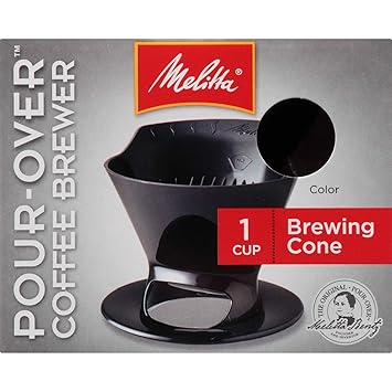 Melitta Ready Set Joe Single Cup Coffee Brewer black