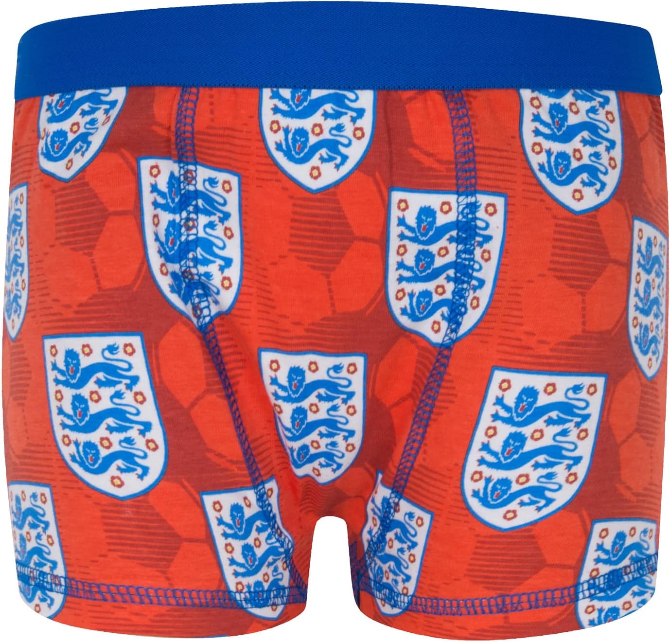 England Boys Boxer Shorts 3 Pack Crest Kids OFFICIAL Soccer Gift
