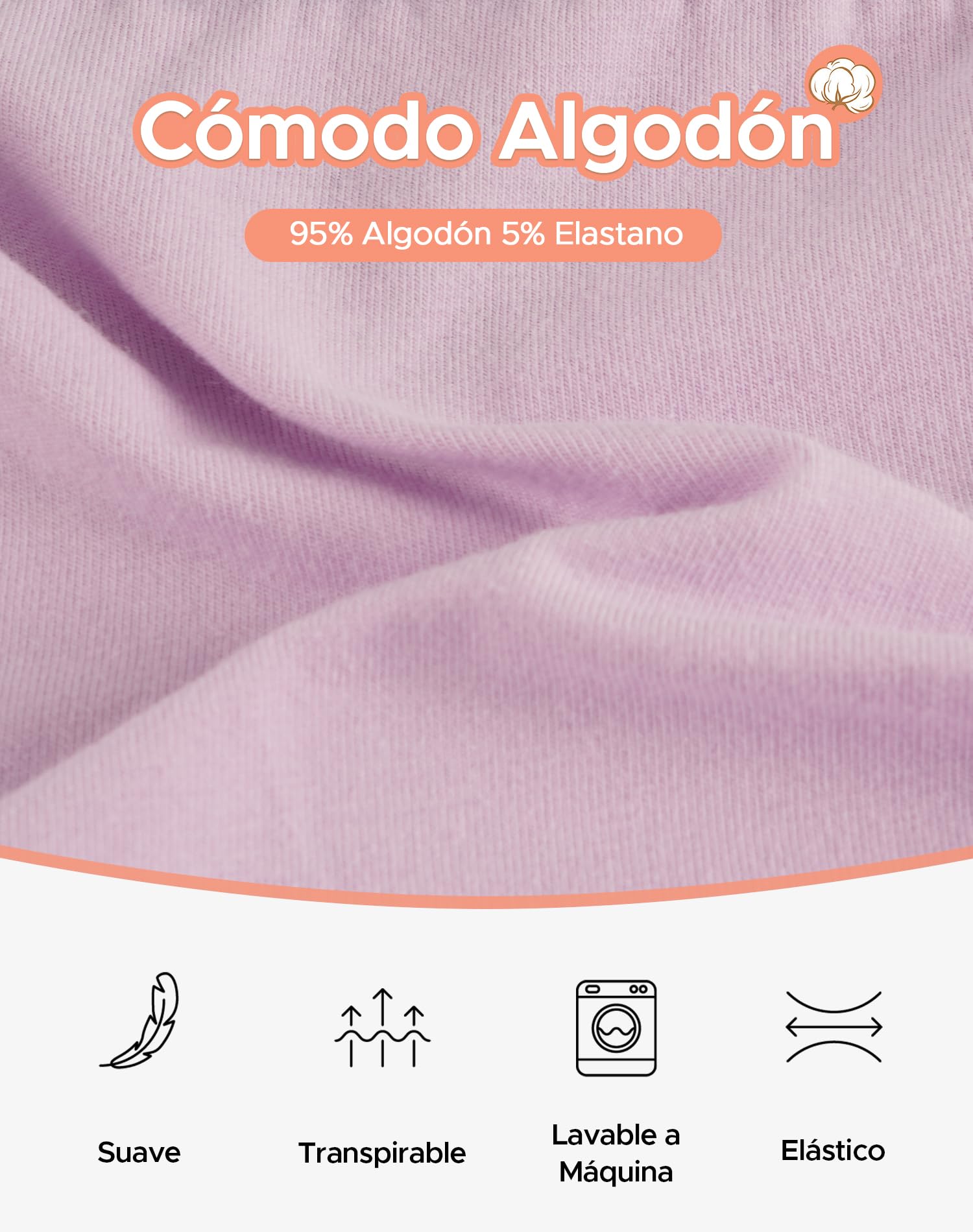 INNERSY Bragas Niña Adolescente Braguitas Algodón Cómodas Ropa Interior Deportiva Pack de 6