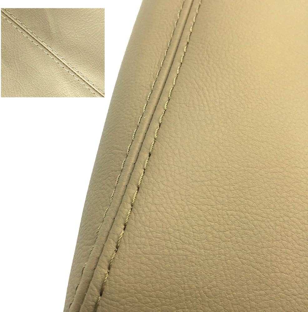 DSkoiph Synthetic Leather Center Console Armrest Cover Fits for 1999-2005 Lexus GS300/GS400/GS430 Skin Only (Beige)