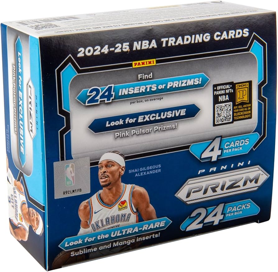 Amazon.com: 2024-25 Panini PRIZM Basketball Retail Box, 24 Packs