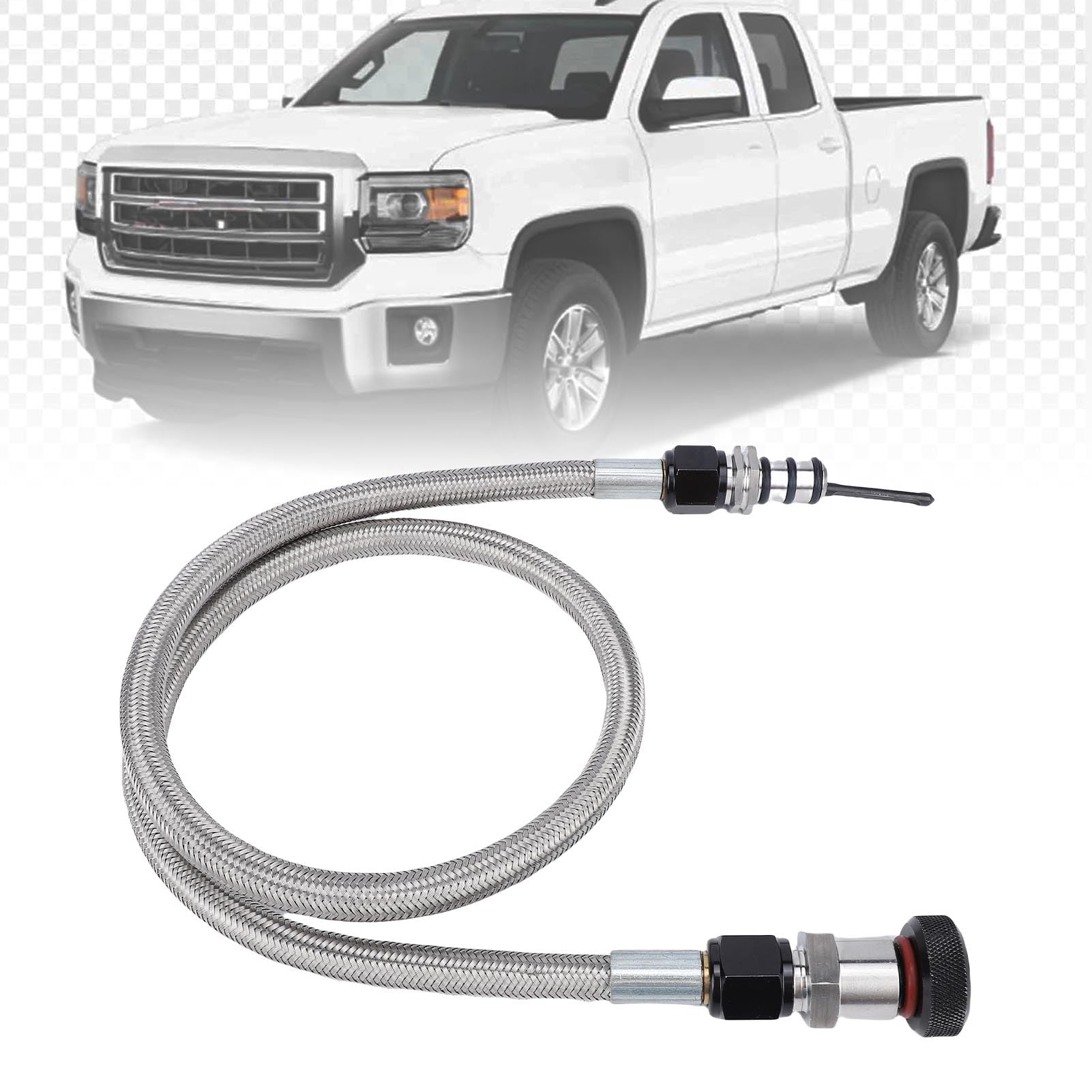 KIMISS Varilla Medidora de Bloqueo de Transmisión para Camionetas y SUV GM 8L90E 8L45E 2015-2024 - Aluminio Duradero con Fácil Control de Nivel de Líquido