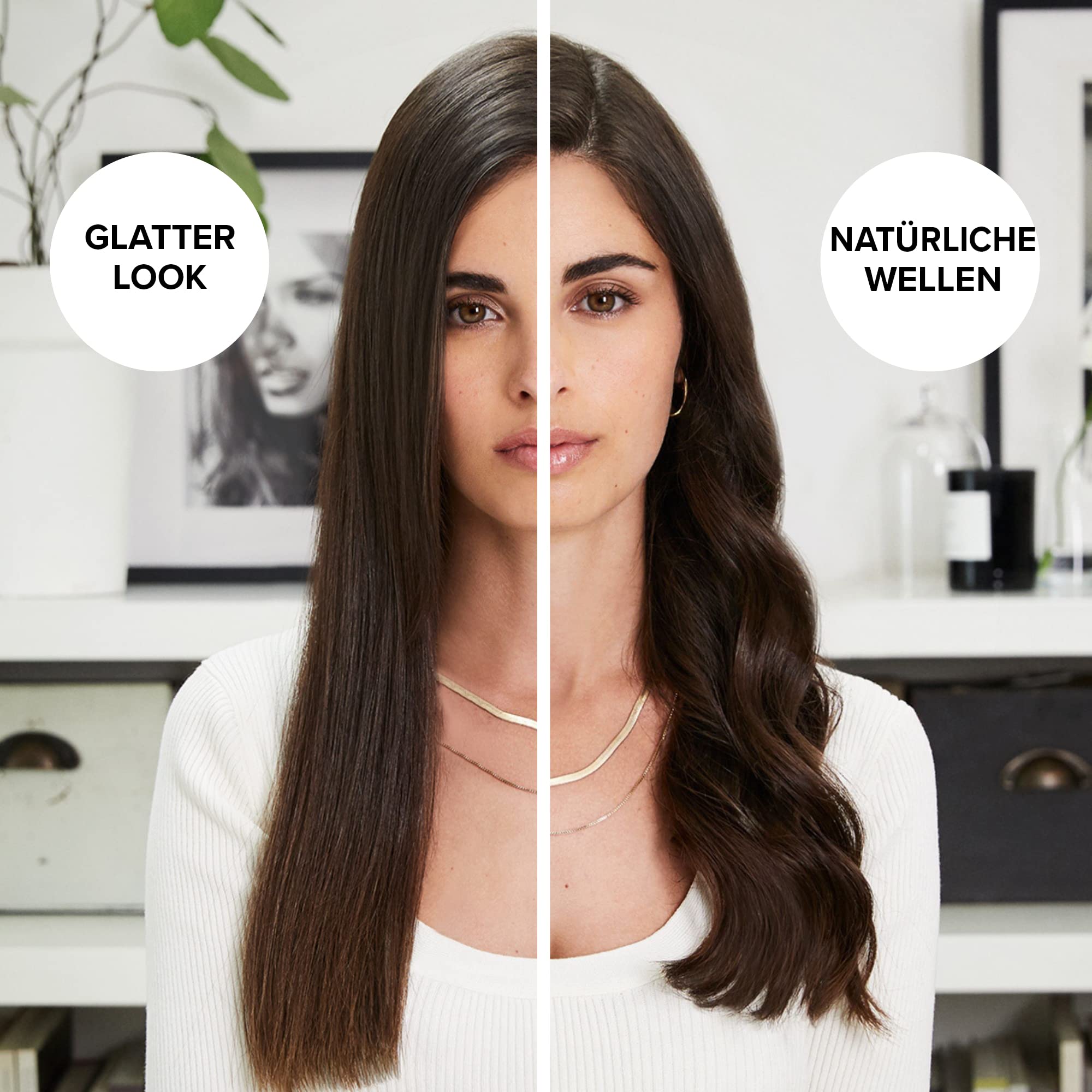 Bellissima Steam Elixir, Dampf- Haarglätter, glattes Haar in einem gang ohne Schäden, Glätteisen, Beschichtung aus Keramik und Arganöl, schnelle Erwärmung, 4 Temperaturen, hitzebeständige Schutzmatte
