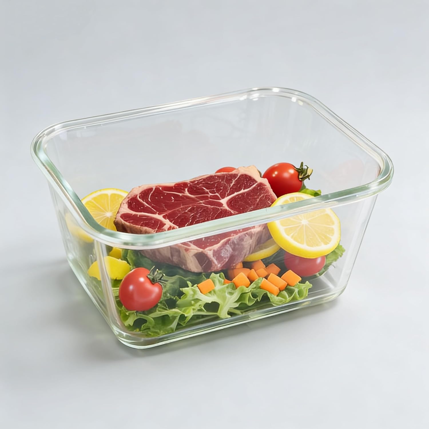 2 Pack Large Glass Food Storage Containers with Lids 85oz/10.5cup Big Airtight Storage Containers for Rotisserie Chicken Meal Prep Leftovers, BPA Free & Leak Proof, Microwave, Oven Safe (gray) - Image 5