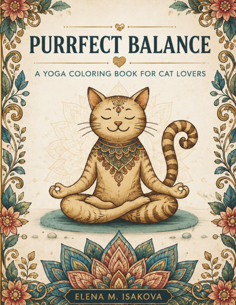 Purrfect Balance: A Yoga Coloring Book for Cat Lovers