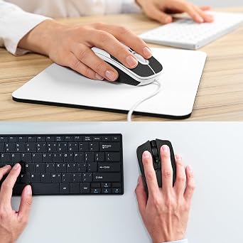 kwmobile Mouse Grip Tape for Logitech MX Master 3S Grip Tape - Non-Slip Faux Leather - Black