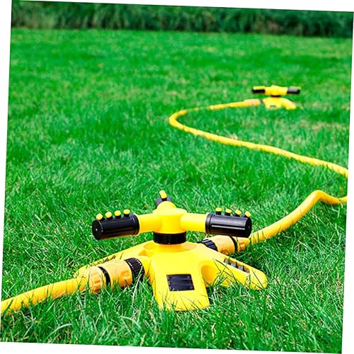 Miniatura 7 de NOLITOY 3 juegos de rociadores de césped, suministros de jardín, rociador de agua de jardín, rociador de agua giratorio de 360 grados, rociador de