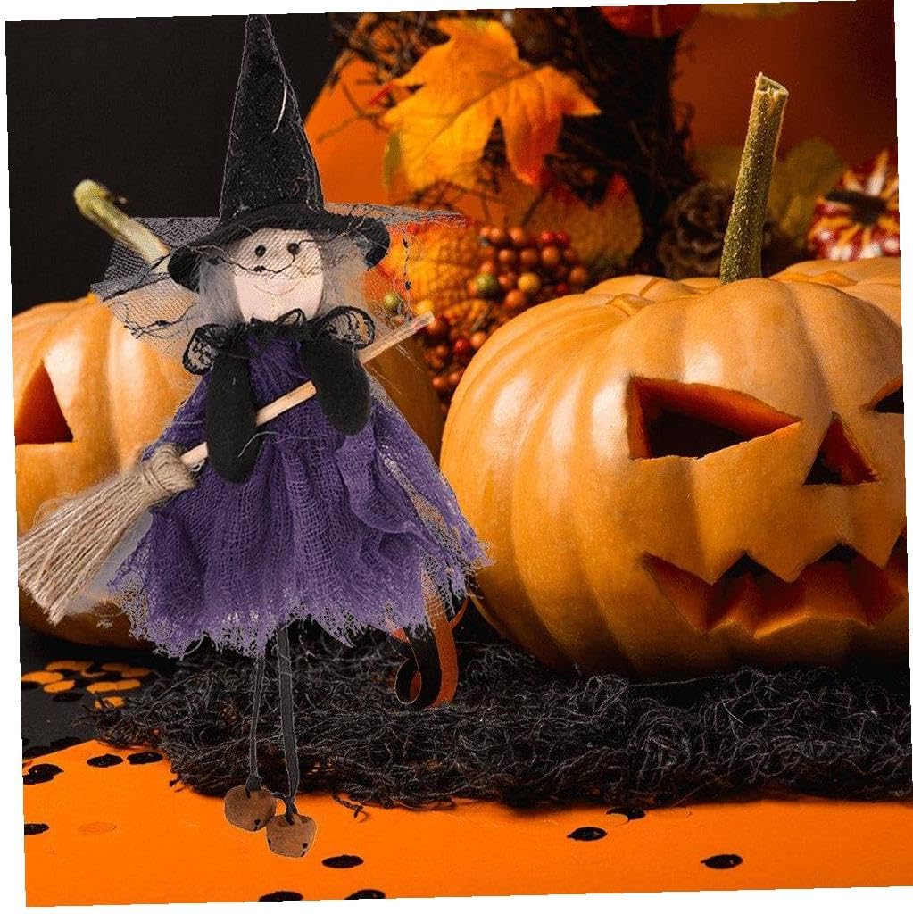 Amazon | KJOET 魔女 人形魔 ハロウィーン 屋外 装飾 吊り下げ式