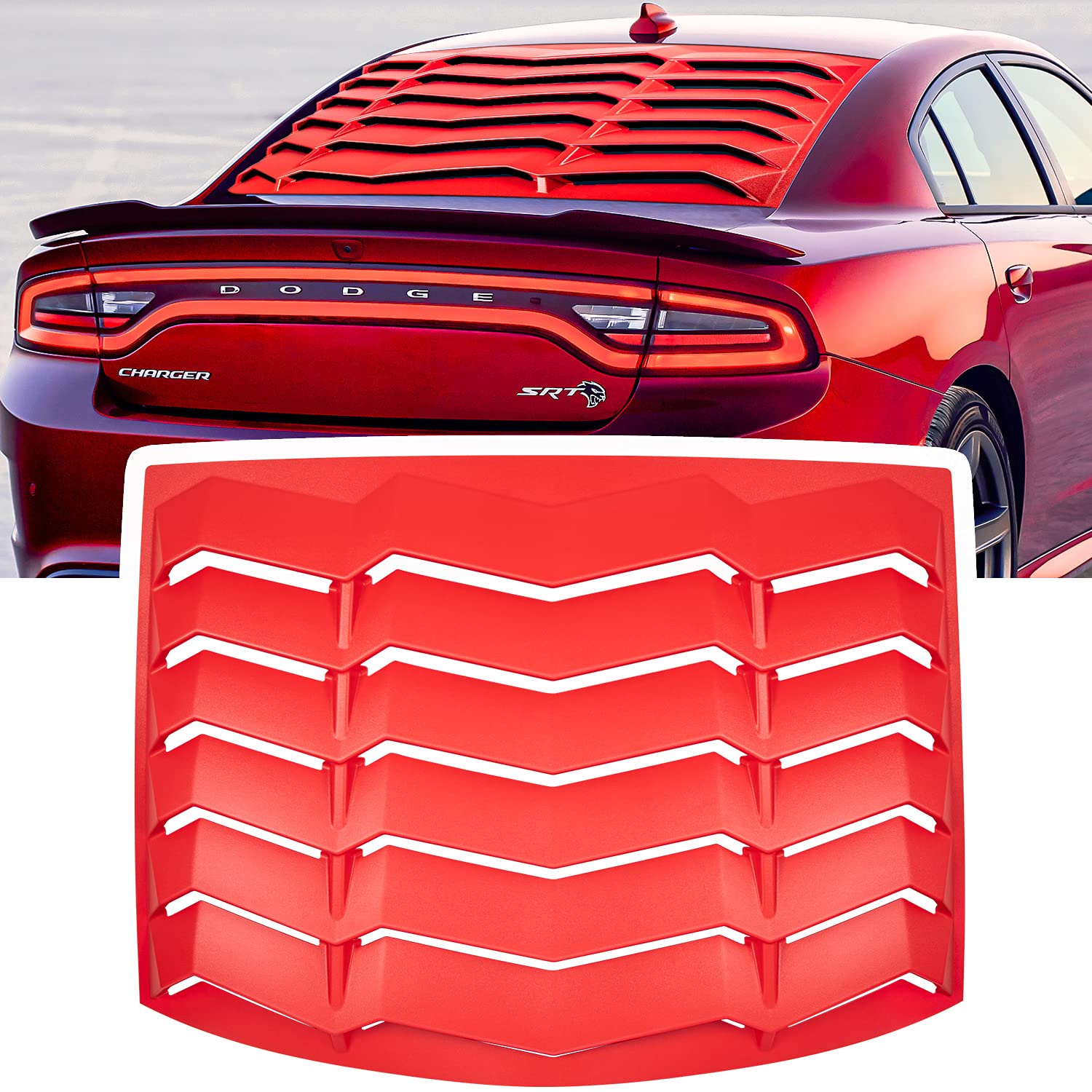 2017 Dodge Charger Rear Window Louvers