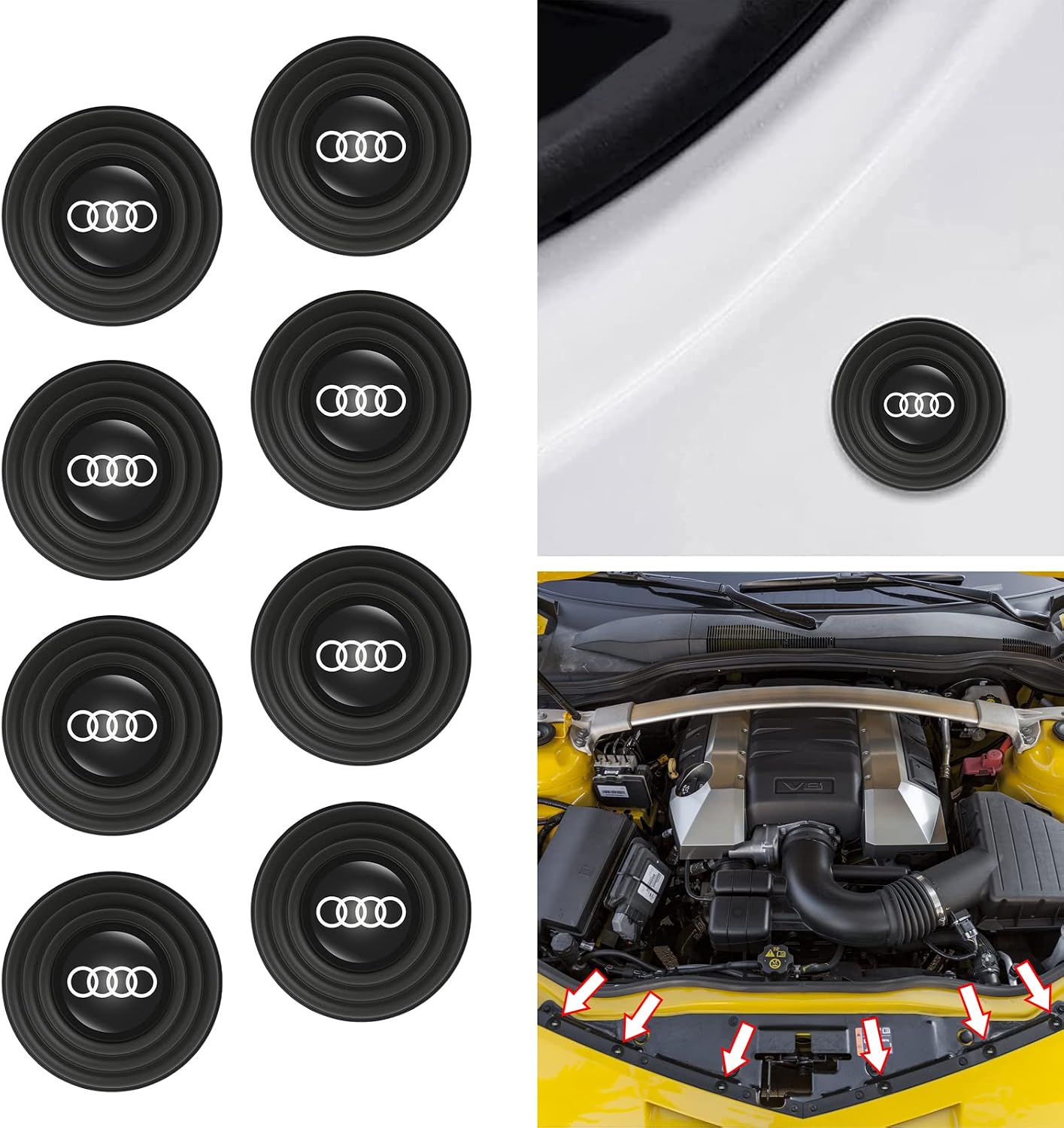 Housse De Voiture Sur Mesure Pour Audi - Tissu Élastique Anti-poussière - Protection Intérieur Garage - Personnalisable Avec Logo
