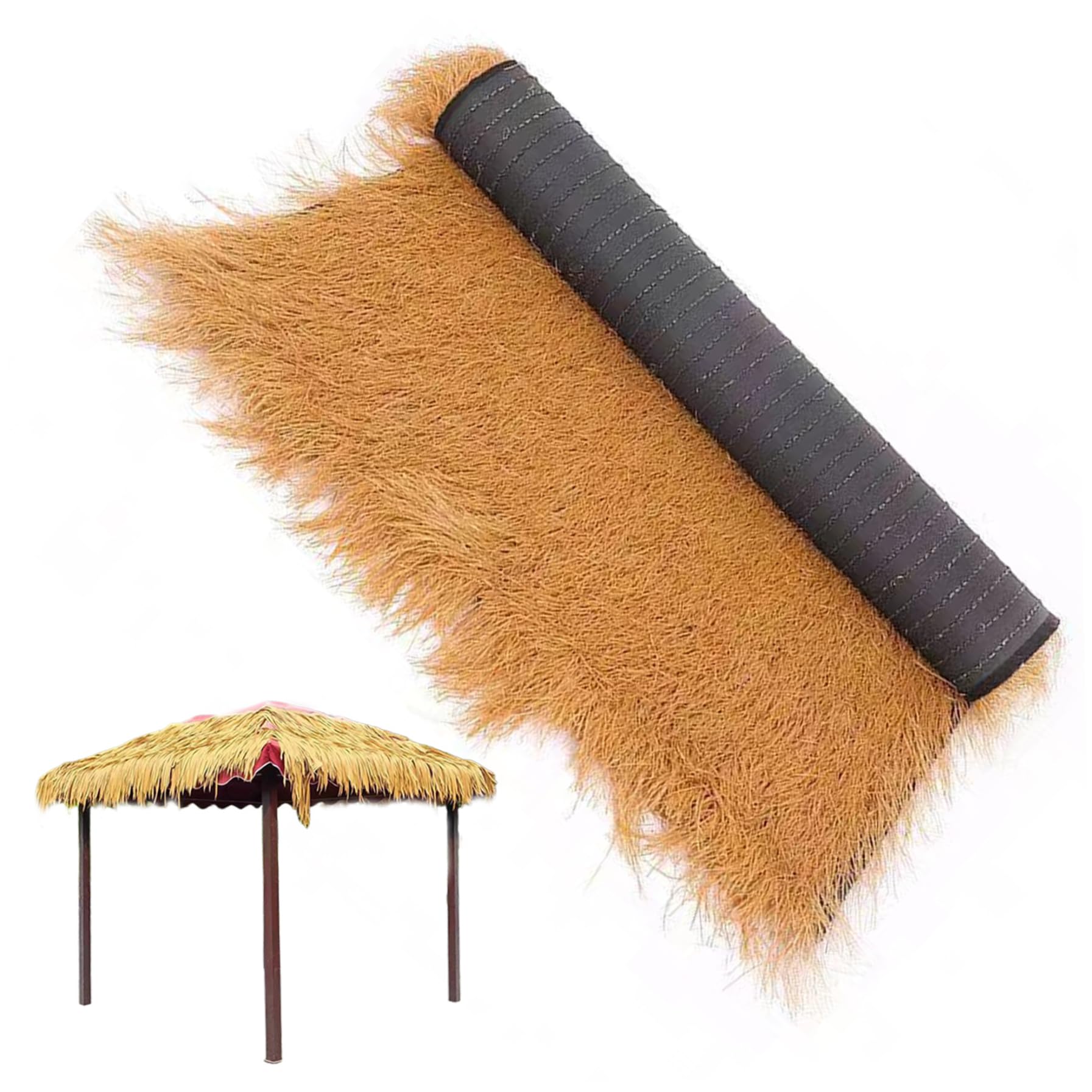 Grass artificiels Tiki Roll Palapa mexicain ignifuge pour toit de paillote et abri de jardin