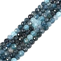 Vista 64 de Cuentas Redondas Facetadas de Ópalo Verde de 4 mm Sueltas de 16 Pulgadas para Hacer Joyas