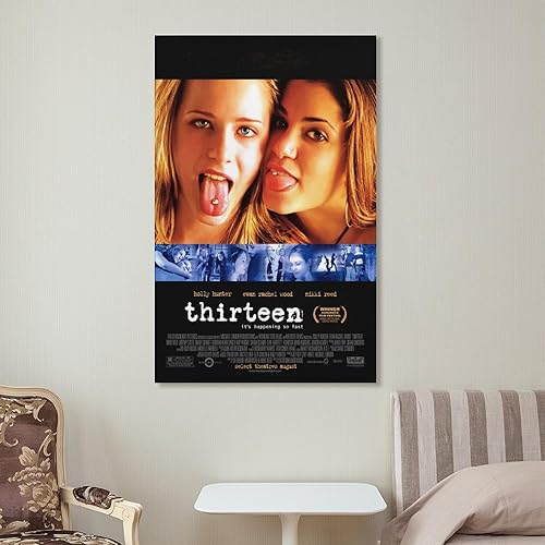 Miniatura 7 de Póster de 13 películas, arte de pared de los años 90, decoración estética para dormitorio, póster de impresiones de pintura decorativa, lienzo de