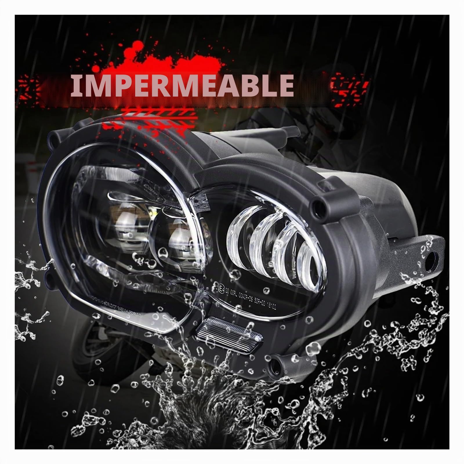 Faros Delanteros Motocicleta para BMW para R1200GS 2005-2012 para R 1200 GS para ADV 2006-2013 Accesorios De Luz Delantera De Motocicleta Conjunto De Faros LED Faro Motocicleta