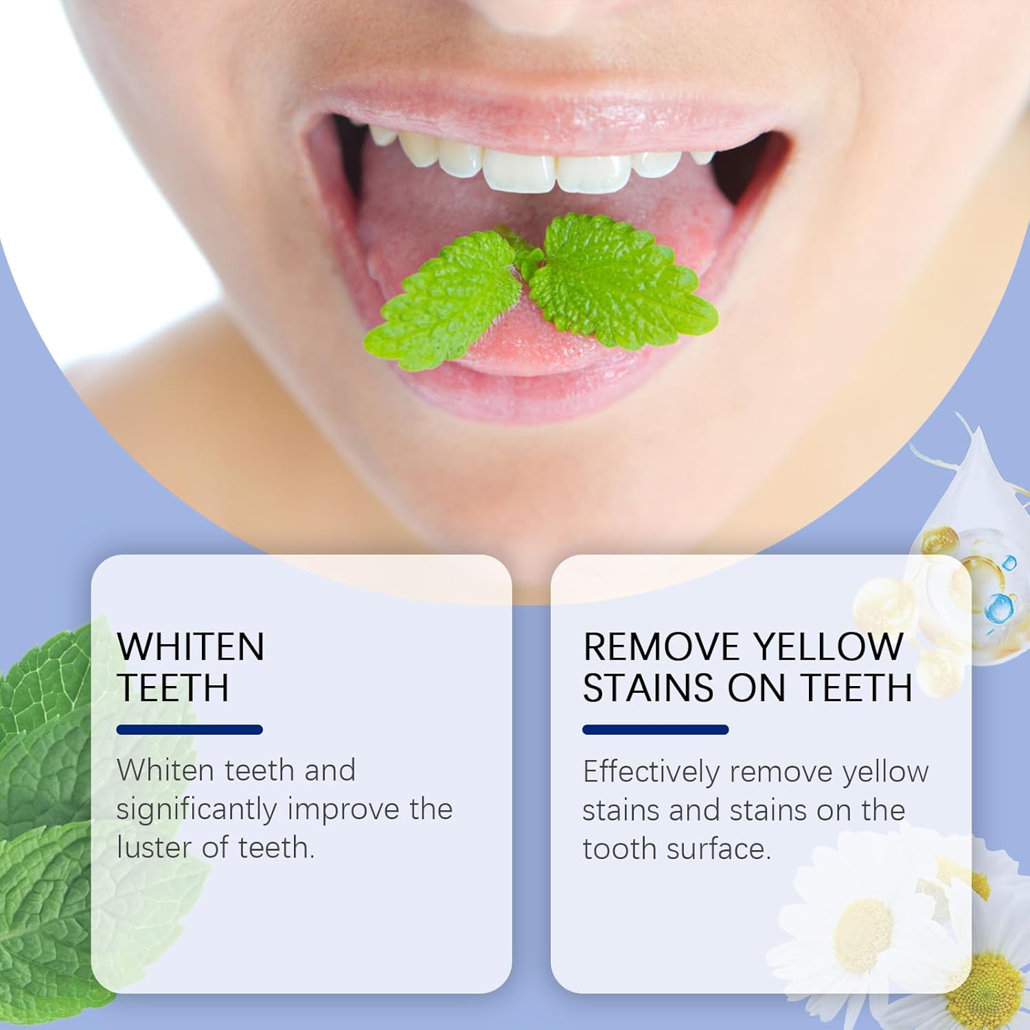 Repair Toothpaste Whitening & Enamel Repair with Hydroxyapatite for Fresh Breath & Oral Health, 2pcs