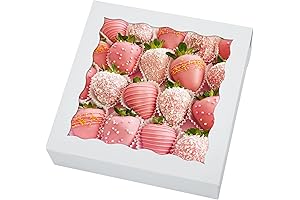 Value Pie Boxes 10x10x2.5 Inch: White Bakery Boxes with Window