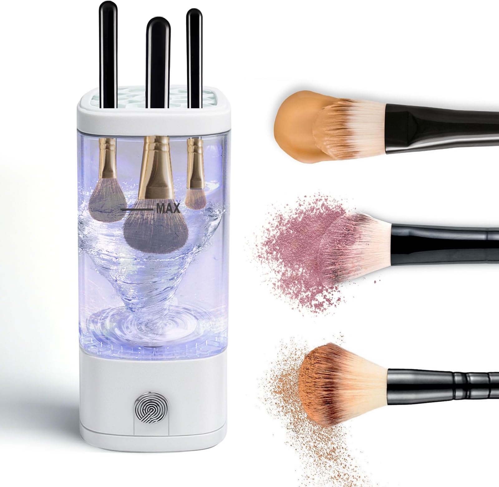 - 3 IN 1 Automatic Electric Makeup Brush Cleaner Machine With Dryer