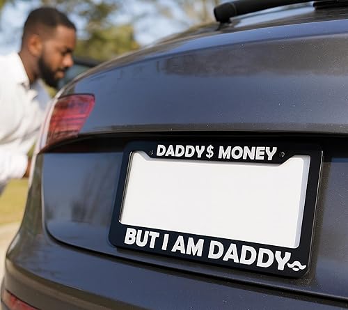 Miniatura 6 de Marco de matrícula de automóvil personalizado para estándar de EE. UU., marco de acero para parte delantera y trasera, marco de placa de matrícula