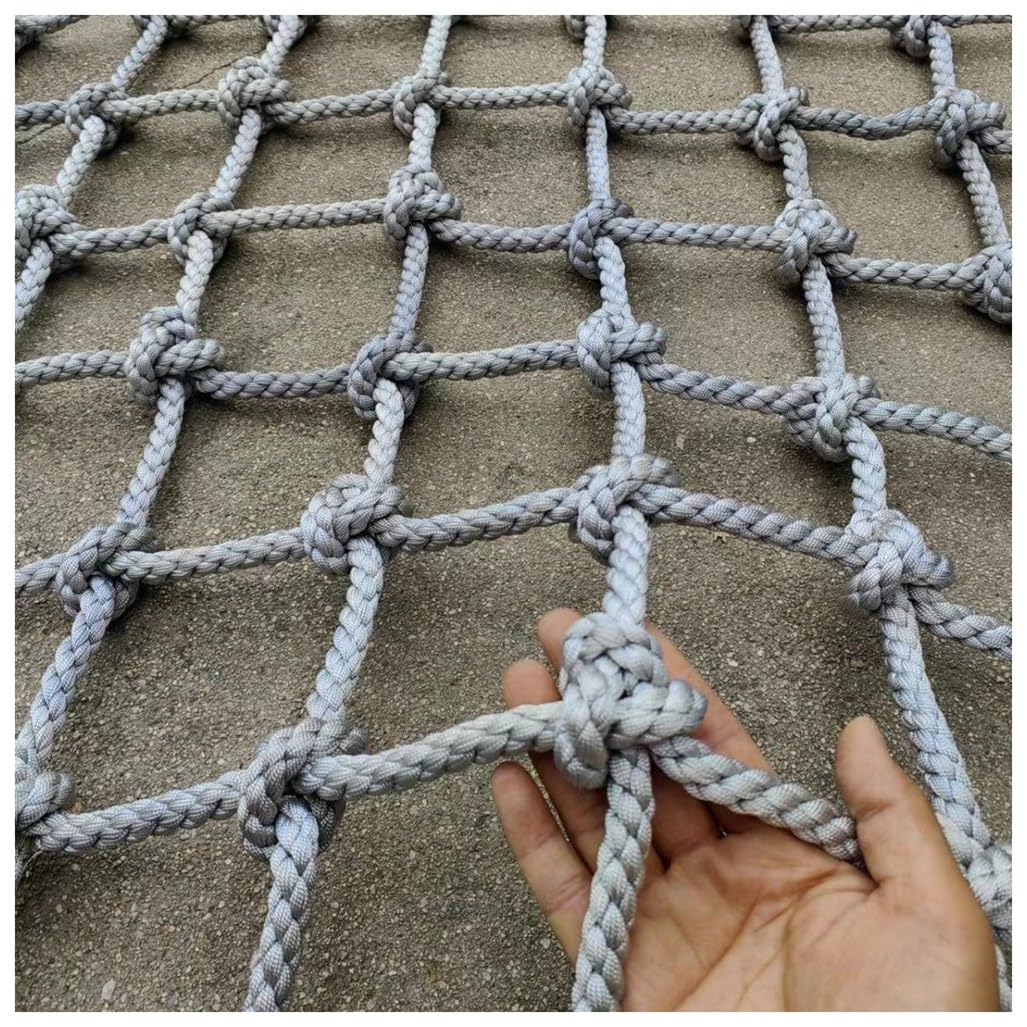 Gjzqdkx 10Mm-10Cm Heavy Duty Cargo Climbing Net For Outdoor Treehouses, Truck Trailers & Playgrounds - Nylon Safety Netting For Kids (, 2X3m/6.6X9.8ft)