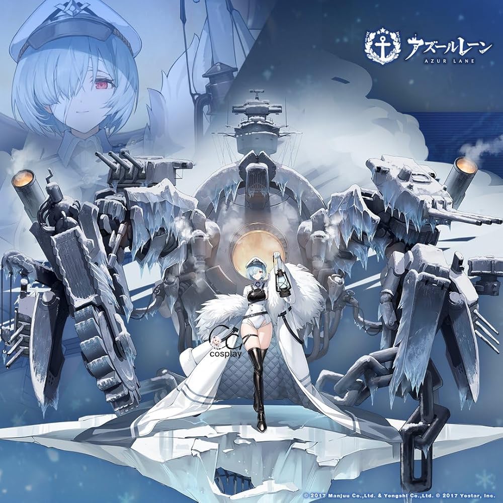 クイビシェフ　アズールレーン　アズレン　コスプレ衣装ウィッグ 41bTZTCllML.jpg_BO30,255,255,