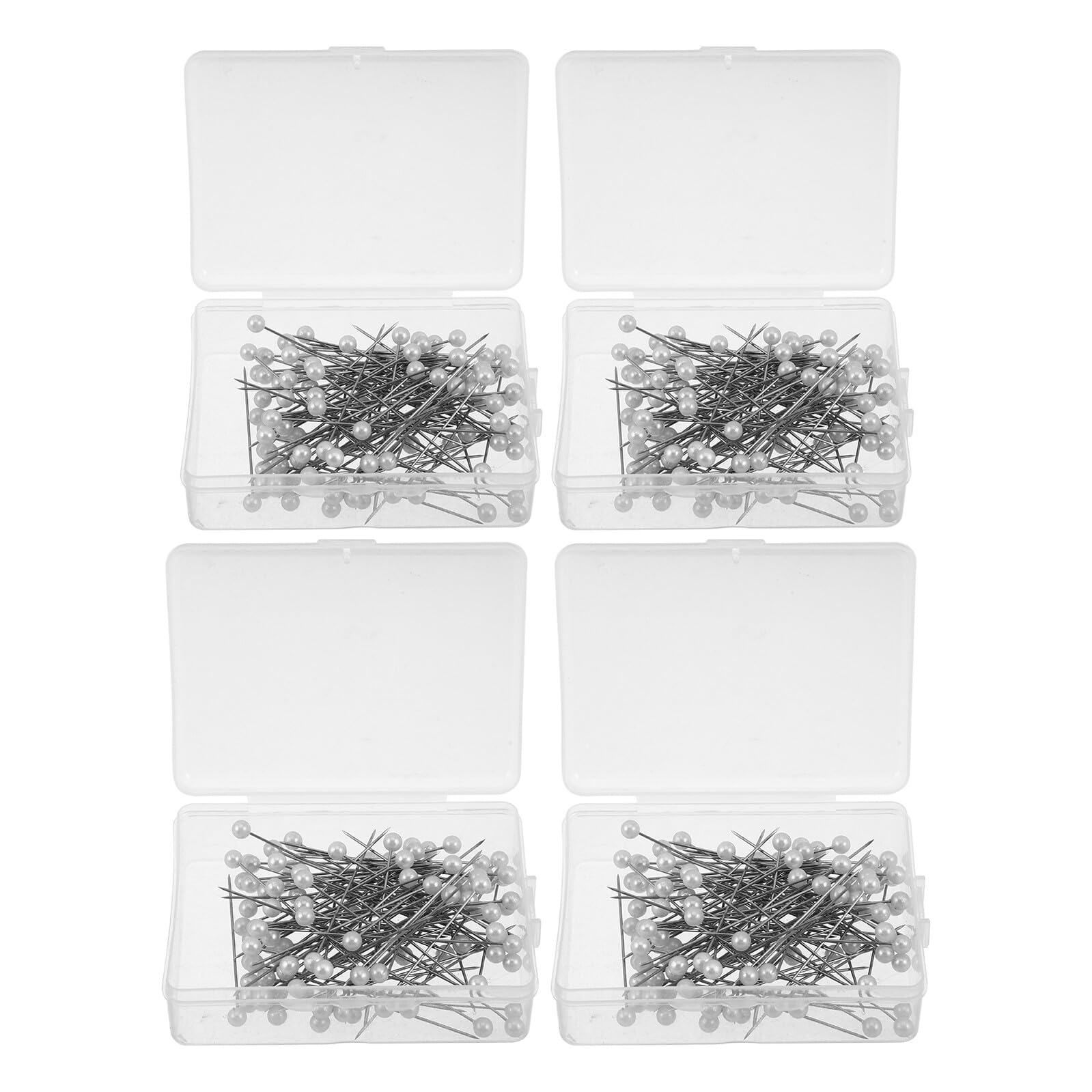 Chinchetas de mapa perla elegantes en acero inoxidable para corcho