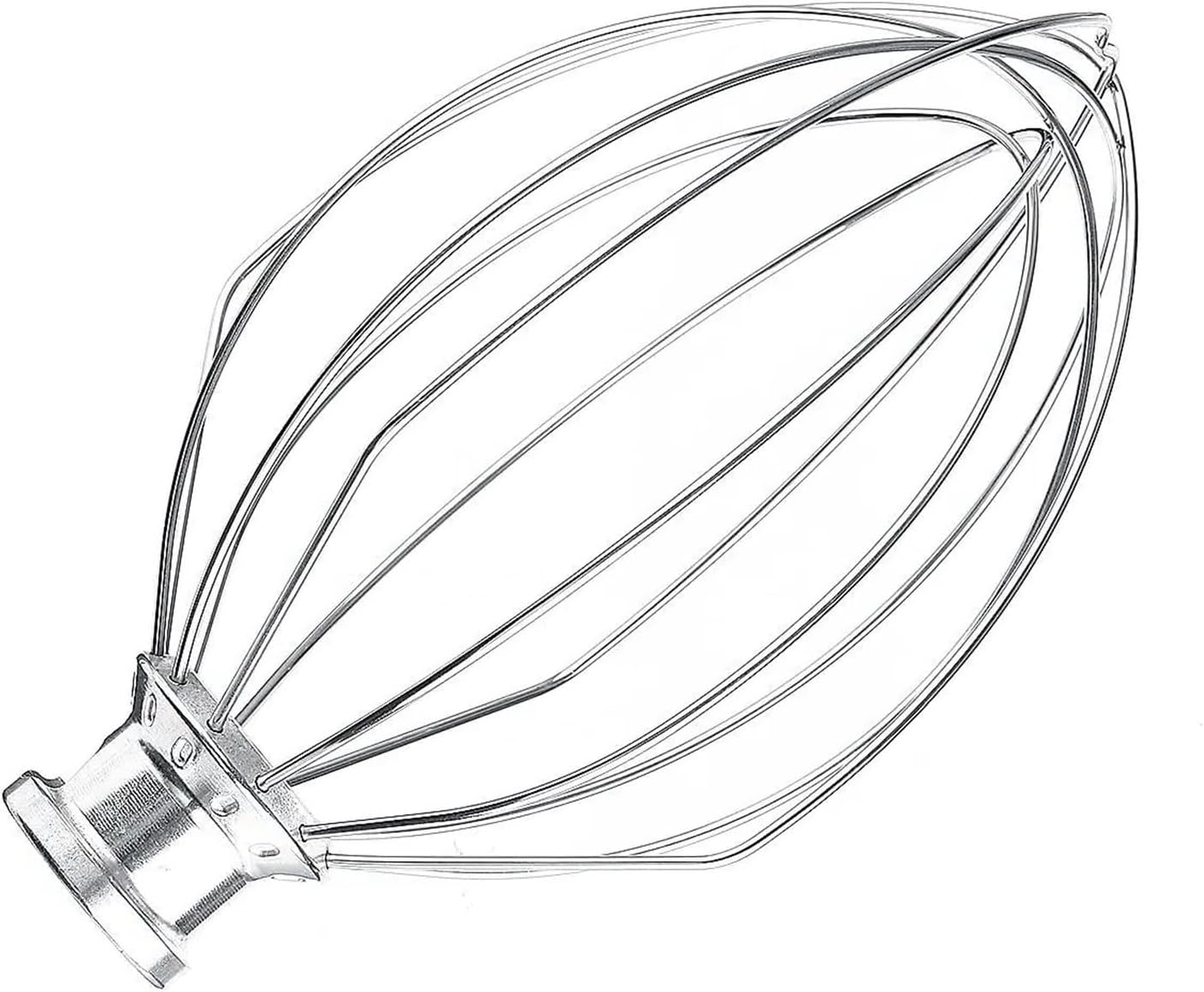 K5AWW 6-Wire Whip Whisk Egg Beater Cream Mixer Stainless Steel Attachment For Stand Mixers Milkshake Noodle Maker
