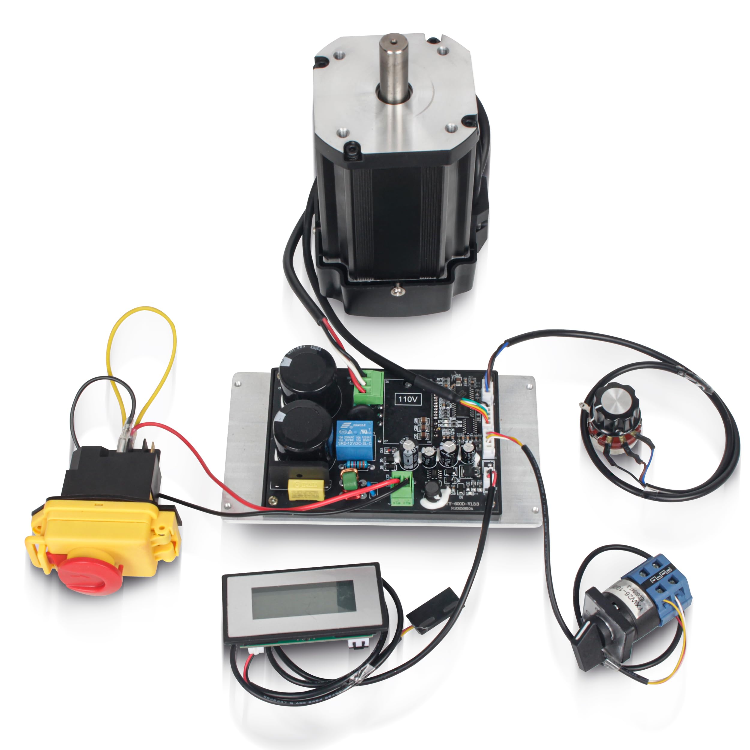 XUNKUANER 110V 1100W DC Brushless Spindle Motor and DriverI Board