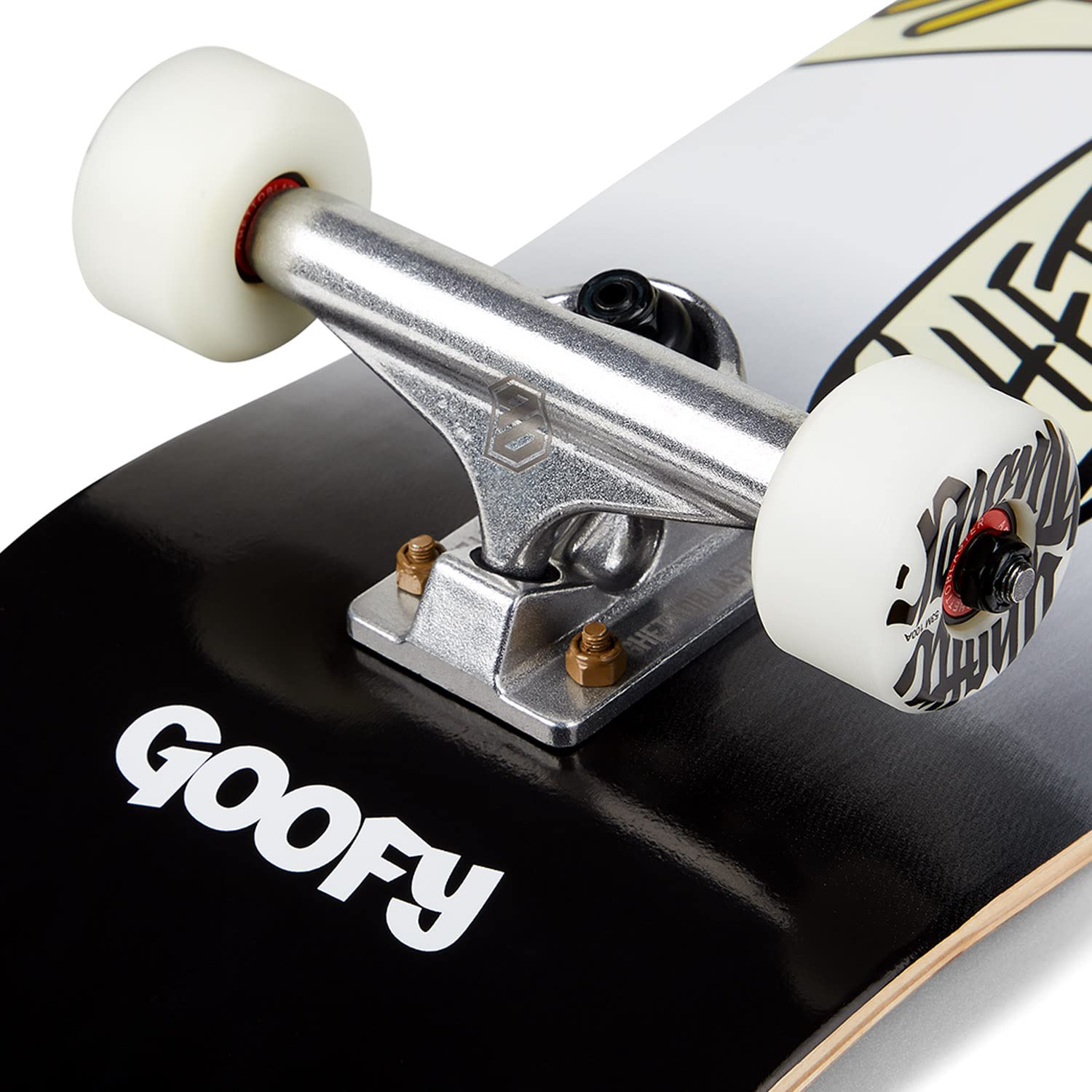 Skateboard complet professionnel, débutants, enfants, adultes, planche en érable 7 couches, roulements Abec 7, roues 53 mm, poids max 90 kg, modèle Push Goofy 8.0"