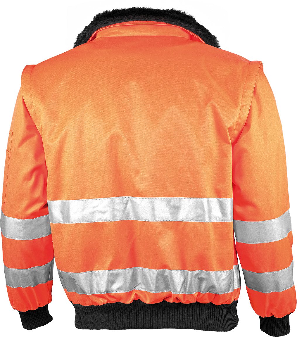 Qualitex Signal WS Veste de pilote haute visibilité Plusieurs couleurs, Orange haute visibilité, L