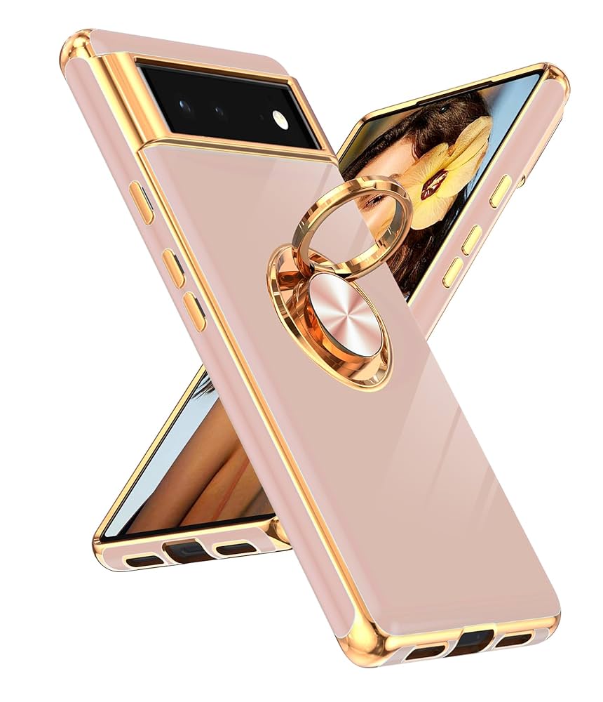 Amazon.com: LeYi for Google Pixel 6 Case: 360° Rotatable
