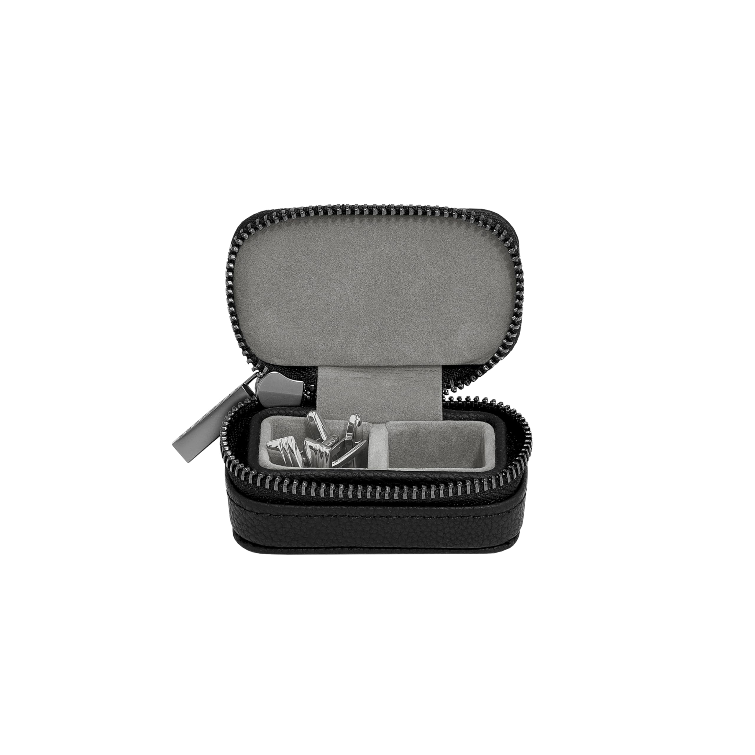 Stackers Pebble Black Cufflink Box