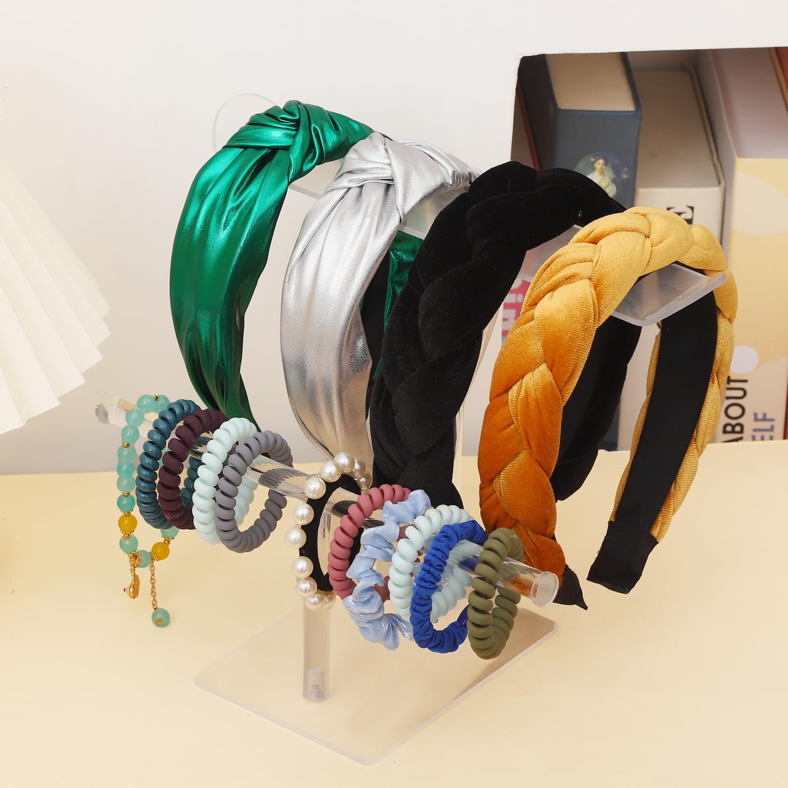 LOVNFC Set di fasce per capelli da donna alla moda, eleganti fasce