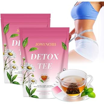 56 Days Detox Tea for Weight Loss - Fat Burner Tea with Green Tea Oolong & Dandelion - Natural Herbal Mix Gentle Detoxification and Cleansing Fat Burning - Vegan & Metabolism