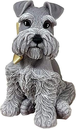 Miniatura 2 de Ymar - Vela decorativa y aromática con forma de perro Schnauzer (Gris)