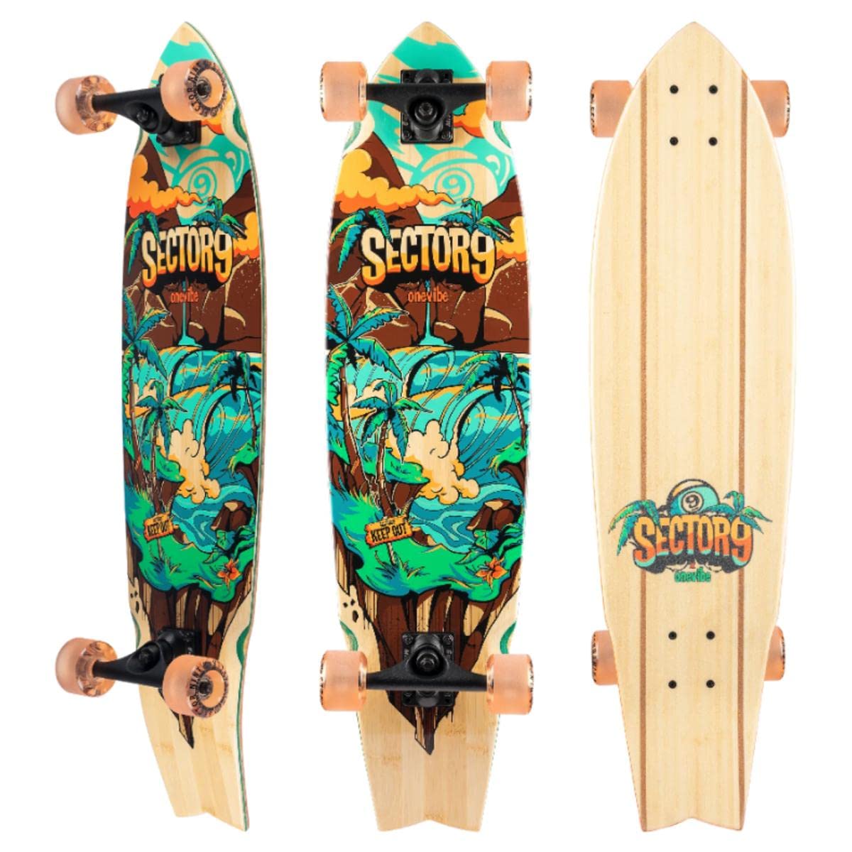 Sector 9Snapper Hideout Longboard Complete Sz 34 x 8.75in Assorted