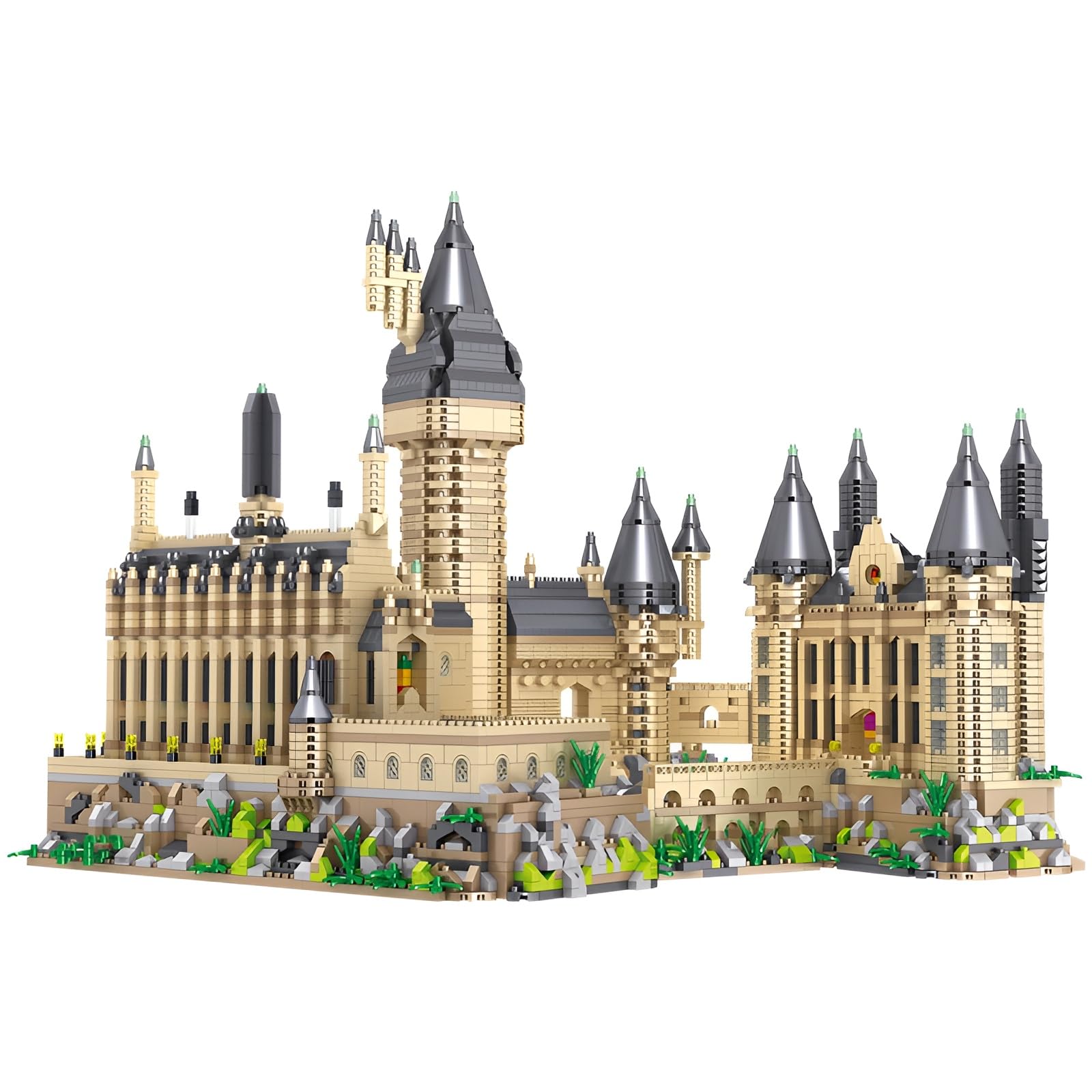 Castle Building Blocks Set, 6300+ PCS Micro Mini Blocks Castle Building Kits, Architectural Model Toys, Collectible Architecture Decoration Gifts for Kids and Adults — image 1