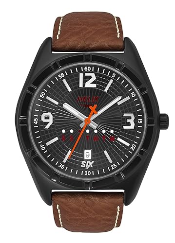 Helix Analog Black Dial Mens Watch - TW029HG09