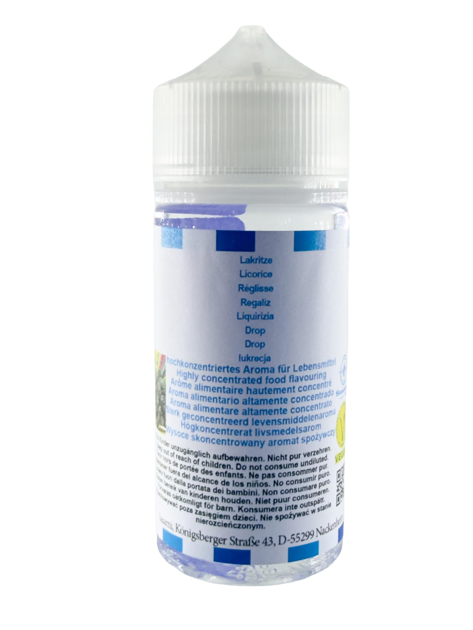 Lakritze Aroma Konzentrat - Vegan - Sasami - 100ml