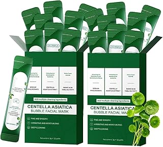 Centella Asiatica - Máscara facial de burbuja...