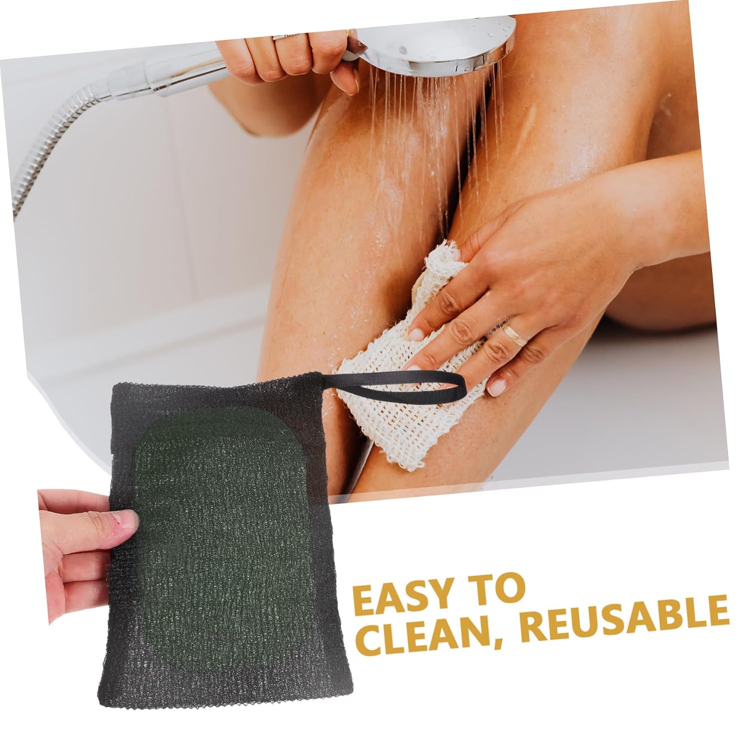 6 Pack Nylon Soap Bags for Soap Bars, Easy Foaming image 3