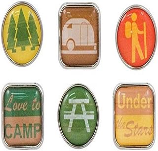 Karen Foster Design Scrapbooking Bubble Brads, Camping, 12 x 12
