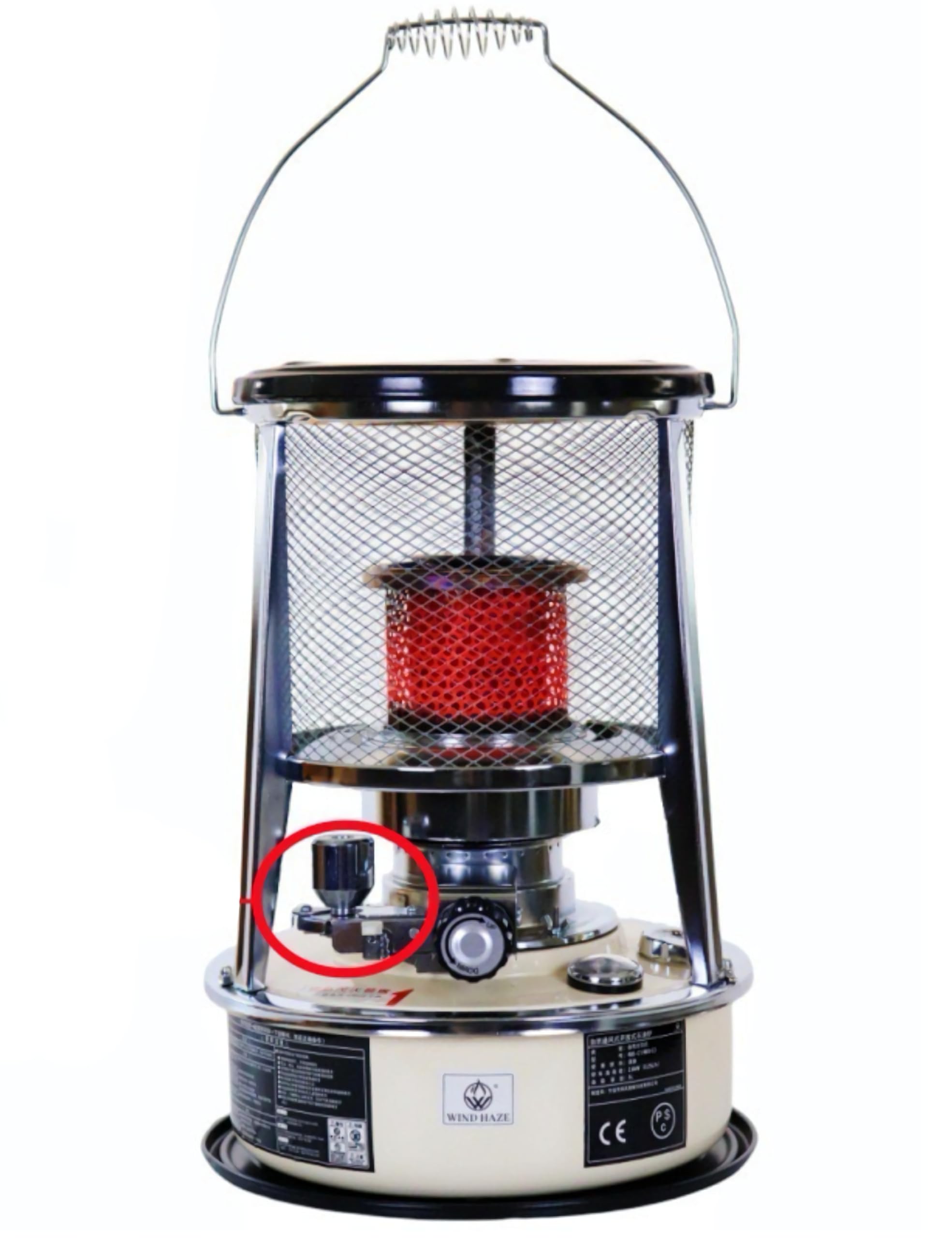 Amazon | Ncolor 石油ストーブ 耐震自動消火機能付き コンパクト 灯油