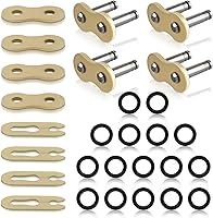 Vista 1 de AUTOKAY 4 eslabones de conexión de 520 cadenas Master Link O-Ring para motocicleta Dirt Bike