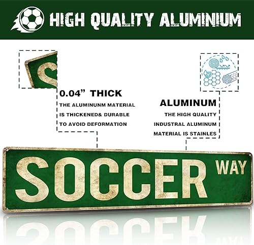 Miniatura 3 de Rasonus Regalos de fútbol para niños de 8 a 12 años, póster de fútbol para decoración de pared para habitación de niñas, decoración deportiva